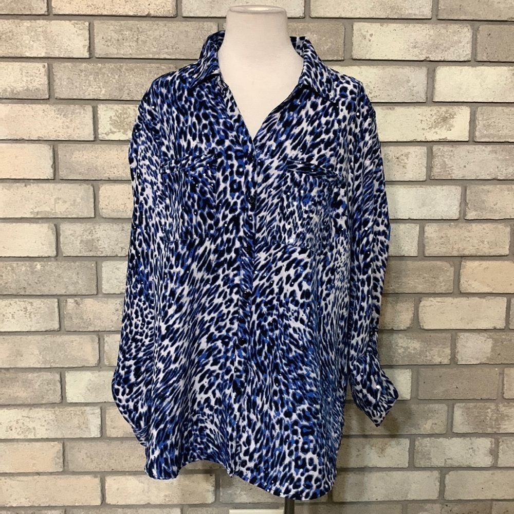 3for$20 button front blouse large - Picture 1 of 4